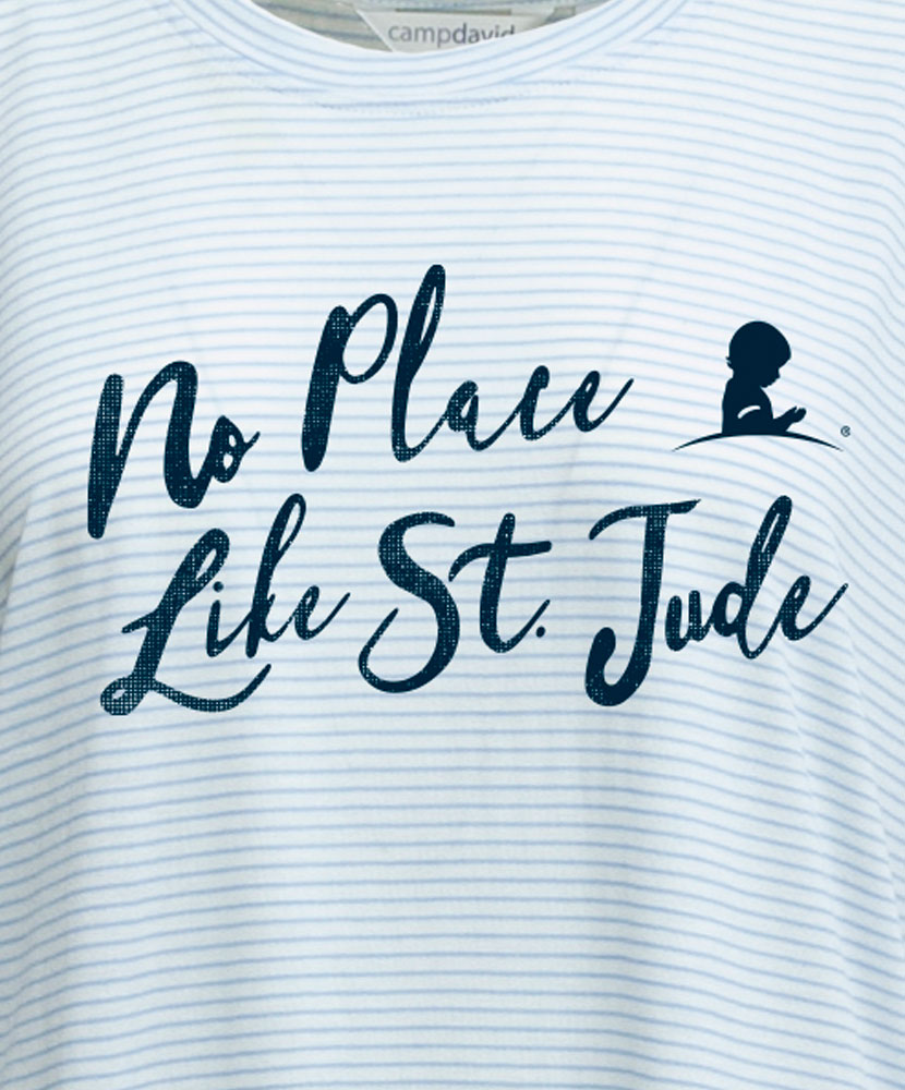 Ladies No Place Like St. Jude Loose Fitting Tee